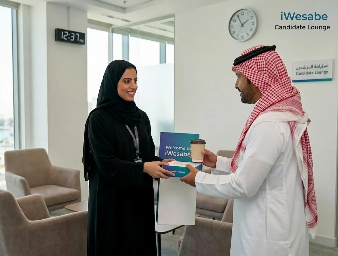 حقيبة الترحيب وبرنامج تأهيل الموظفين الجدد في مكتب اي ويساب بالسعودية